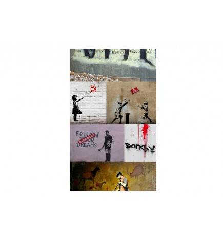 Wallpaper - Banksy - a collage