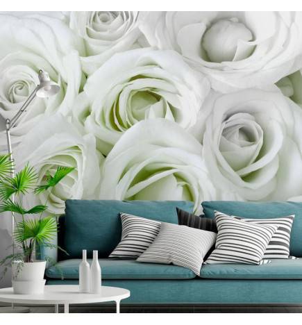 40,00 € Self-adhesive Wallpaper - Satin Rose (Green)