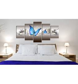 Quadro con le farfalle blu cm. 100x50 e 200x100 ARREDALACASA