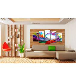 Canvas Print - Rainbow - swirl