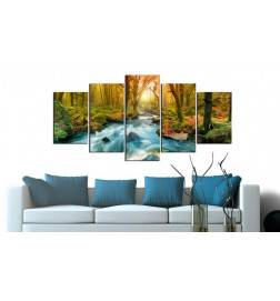 Canvas Print - Morning on the river
