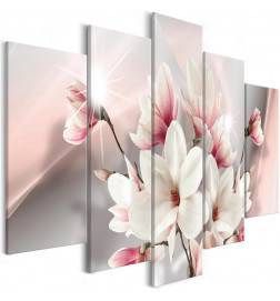 Canvas Print - Magnolia in Bloom (5 Parts) Wide