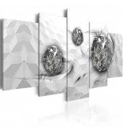 70,90 € Canvas Print - Immersed Silver