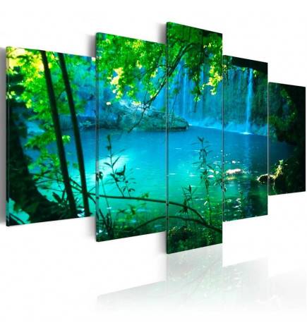70,90 € Canvas Print - Turquoise seclusion