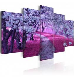 70,90 €Quadro viale con alberi viola cm.100x50 e 200x100 ARREDALACASA