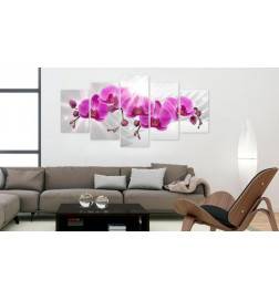 Tableau - Abstract Garden: Pink Orchids
