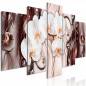 Canvas Print - Orchid Waterfall (5 Parts) Wide Pink