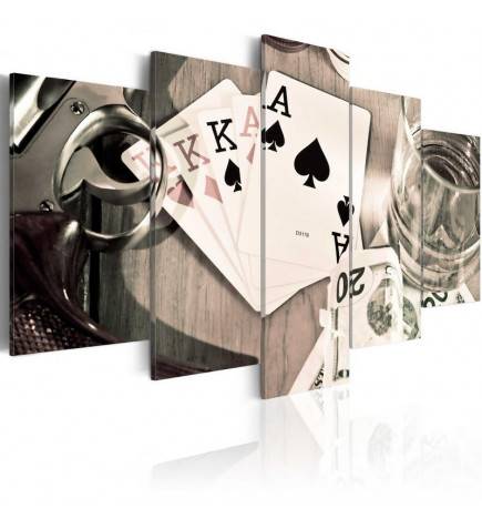 Slika s poker cm. 100x60 in 200x100 - OPREMI DOM