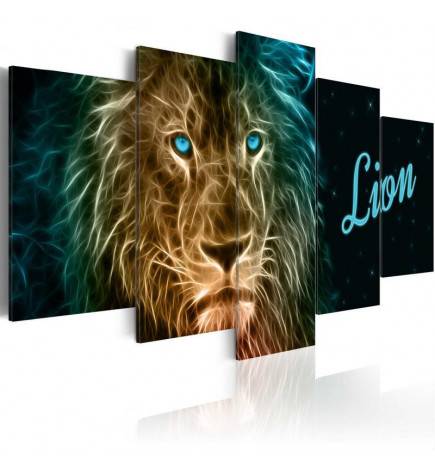 Canvas Print - Gold lion