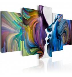70,90 € Canvas Print - Kiss of Colours