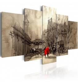 70,90 € Canvas Print - Romantic Stroll