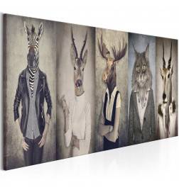 Wandbild - Animal Masks