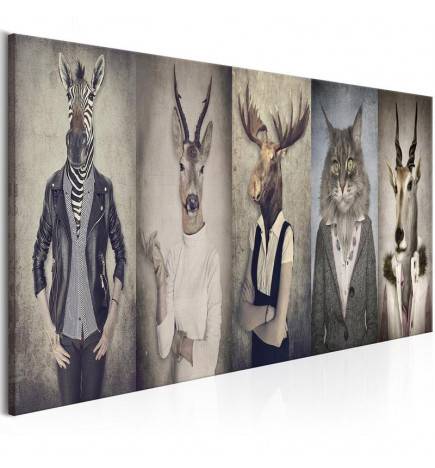 Wandbild - Animal Masks