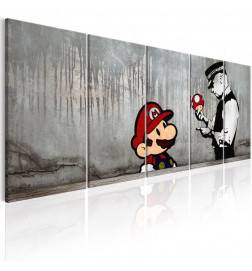 92,90 €Quadro - Mario Bros on Concrete
