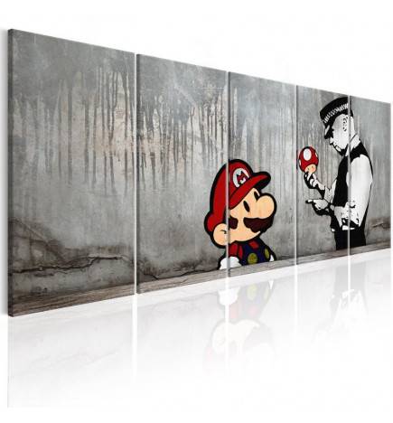 Canvas Print - Mario Bros on Concrete