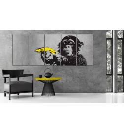 Canvas Print - Monkey and Banana