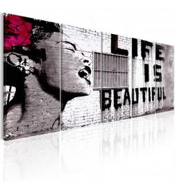 Wandbild - Banksy: Life is Beautiful