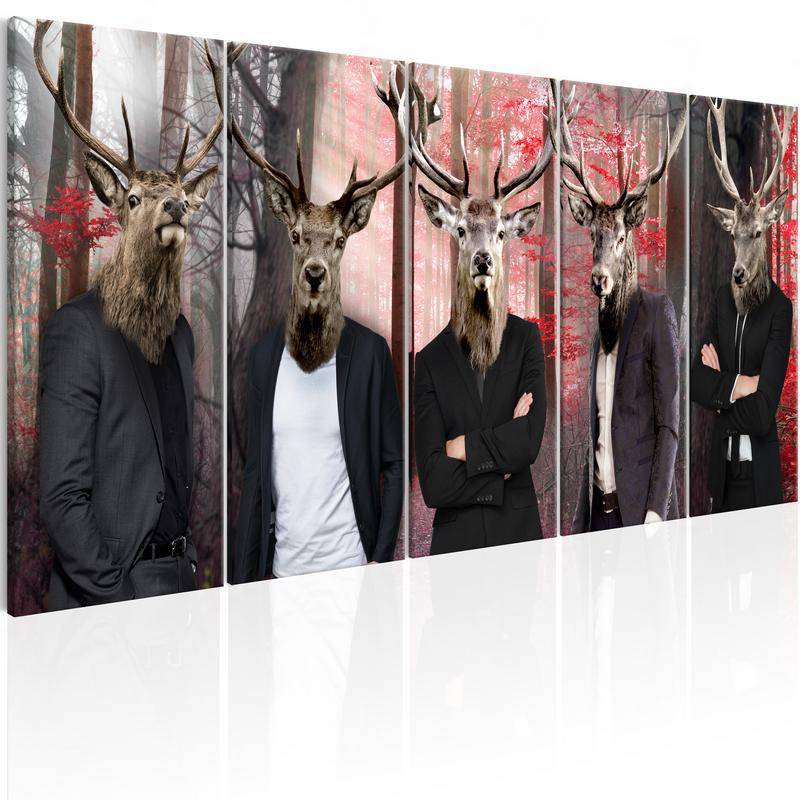 Canvas Print - People in Masks