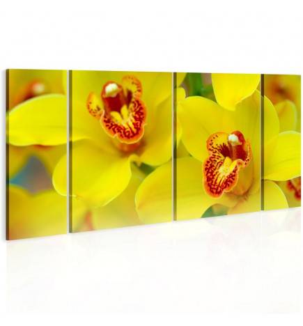 61,90 €Quadro con un bouquet di fiori gialli cm. 60x30 e cm. 120x60
