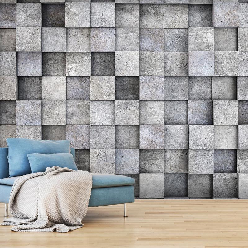 Self-adhesive Wallpaper - Concrete Cube Size 98x70