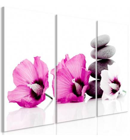 70,90 €Quadro fiori rosa cm.120x80 e 90x60 ARREDALACASA