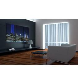 Canvas Print - Blue lights in New York