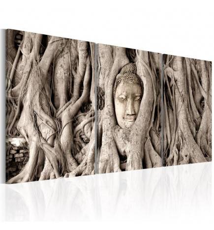 61,90 €Quadro con buddha dentro un albero cm. 60x30e cm. 120x60