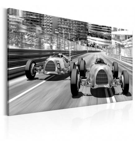 61,90 € Canvas Print - Old Cars Racing
