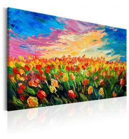Canvas Print - Sea of Tulips