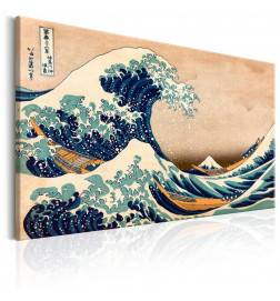 Wandbild - The Great Wave off Kanagawa (Reproduction)