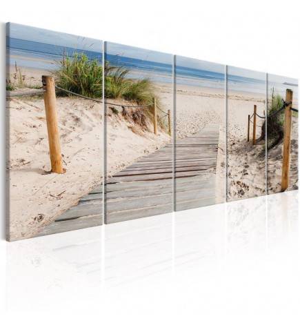 92,90 € Canvas Print - Beach After Rain