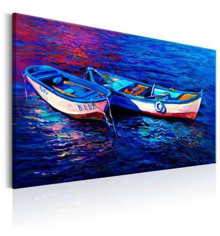 61,90 € Canvas Print - Abandoned Boats