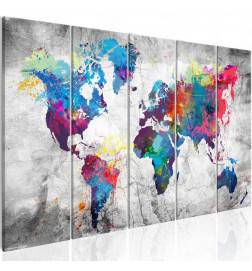 92,90 €Quadro - World Map: Spilt Paint