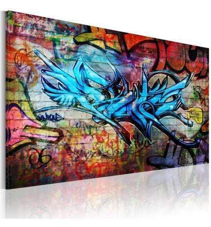 61,90 € Canvas Print - Anonymous graffiti