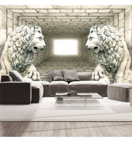 Self-adhesive Wallpaper - Chamber of lions