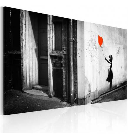 61,90 € Canvas Print - Girl with balloon (Banksy)