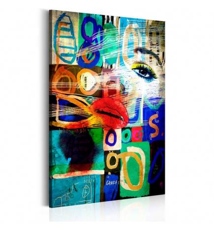 61,90 € Canvas Print - Kiss of Modernity