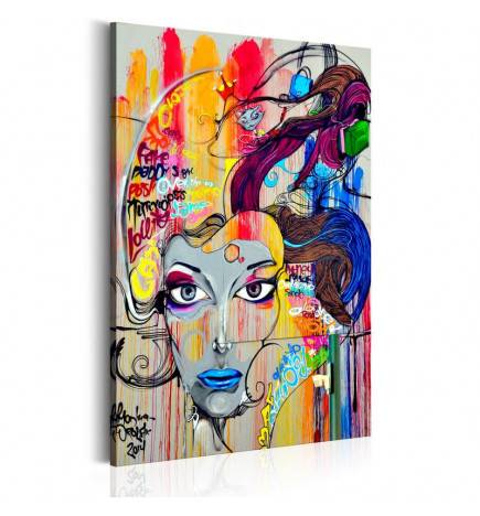 61,90 € Canvas Print - Colourful Thoughts