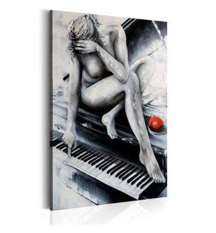 61,90 €Quadro con una donna nuda sul pianoforte - ARREDALACASA