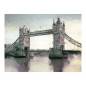 Fotomurale con la Tower Bridge di Londra in bianco e nero