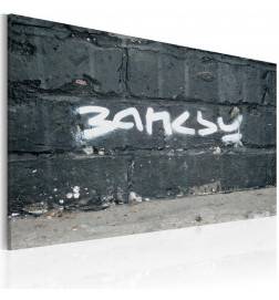 61,90 €Quadro del fumettista Banksy cm. 60x40 - ARREDALACASA