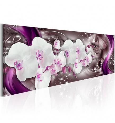 82,90 €Quadro con 11 orchidee bianche e viola - Arredalacasa