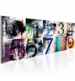 82,90 € Canvas Print - Colourful Numbers