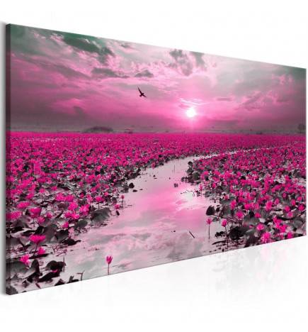 82,90 € Wandbild - Lilies and Sunset (1 Part) Narrow