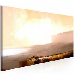 82,90 € Canvas Print - Beginning of the End (1 Part) Beige Narrow