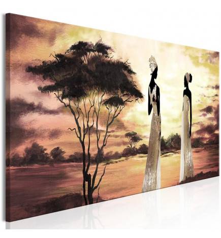 82,90 € Canvas Print - African Goddesses (1 Part) Narrow