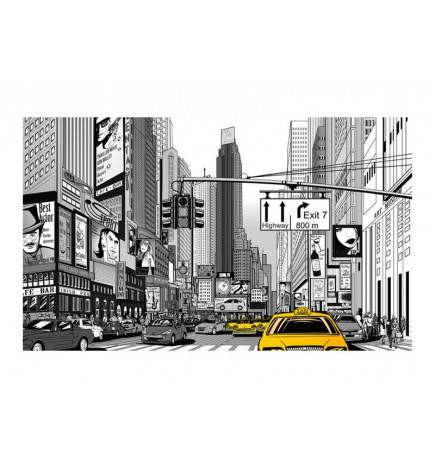 Wallpaper - Yellow cabs in NYC