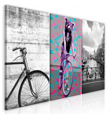 61,90 € Canvas Print - Bikes (Collection)