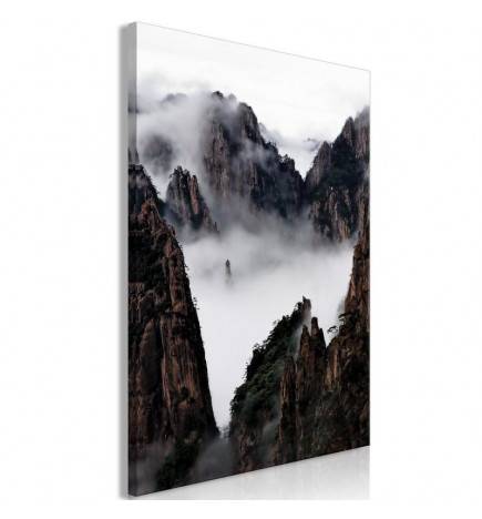 Cuadro - Fog Over Huang Shan (1 Part) Vertical