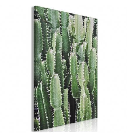 Canvas Print - Cactus Garden (1 Part) Vertical